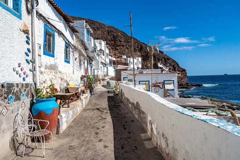 Vissersdorpje Tufia met Playa de Tufia