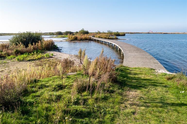 Vlonderpaden over de eilanden
