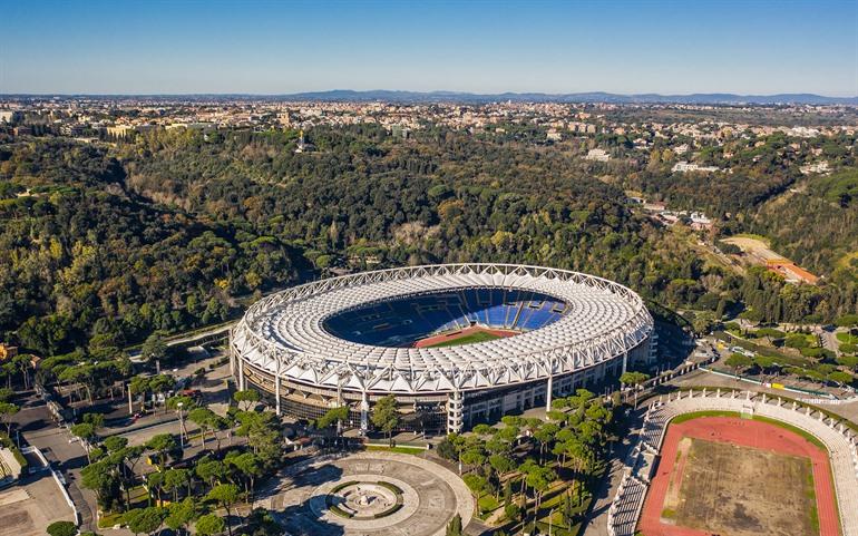 Voetbalmatch bijwonen in Stadio Olimpico in Rome