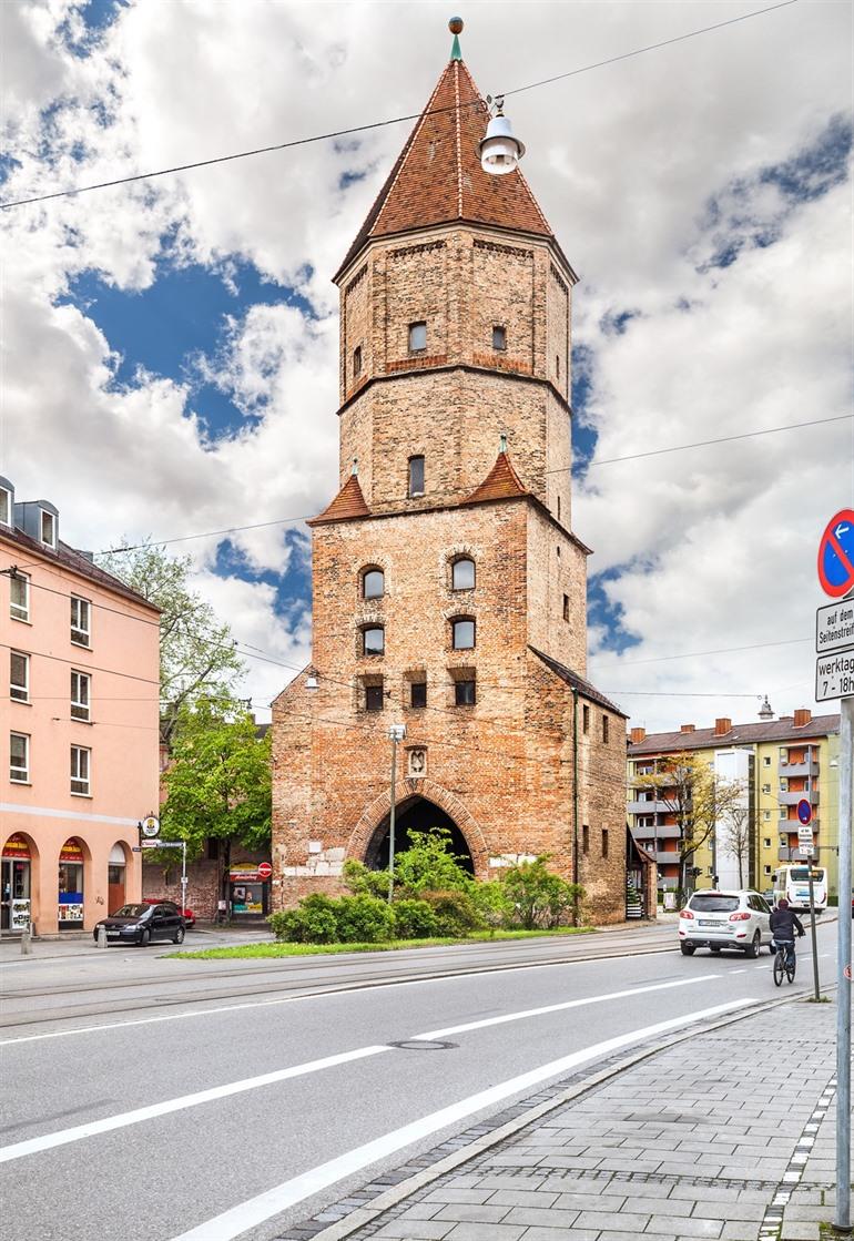 Vogeltor in Augsburg, Duitsland