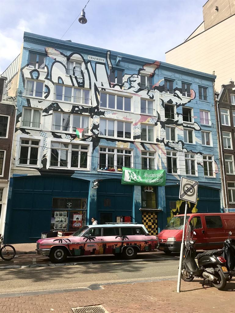 Vrankrijk in Amsterdam, street art