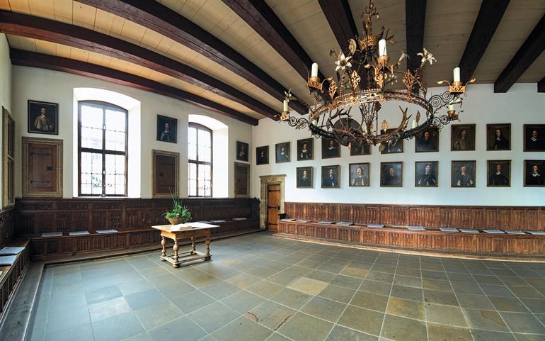 Vredeszaal in het stadhuis van Osnabrück, Noordrijn-Westfalen