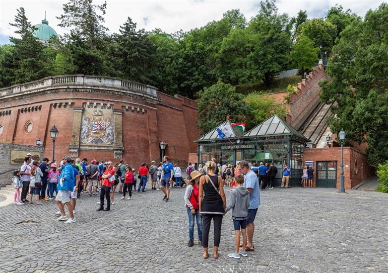 Wachtrij Burcht Boedapest