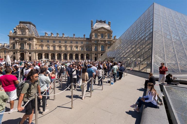Wachtrijen Louvre vermijden