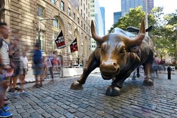 Wall Street Charging Bull Sculpture New York