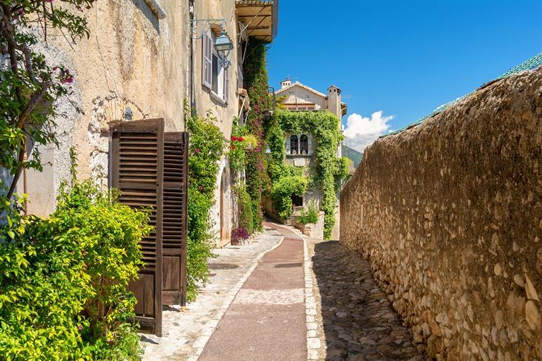 Wandel langs de stadswallen van Saint-Paul-de-Vence, Provence