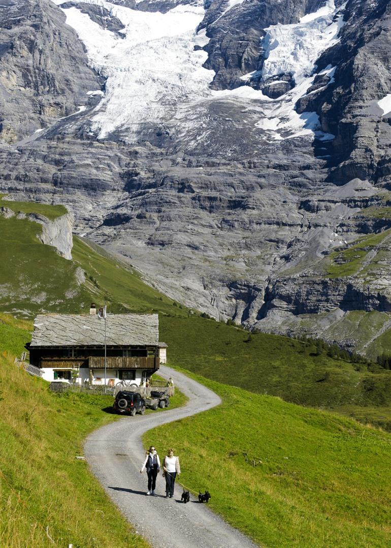 Wandelen in het gebied Lauterbrunnen