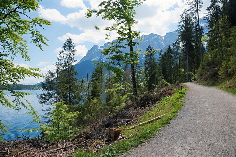 Wandelen rond de Eibsee