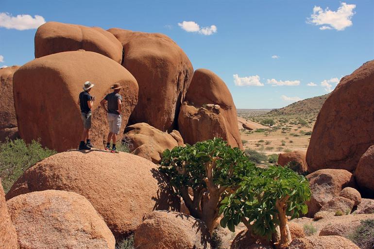 Wandelen rond de Spitzkoppe