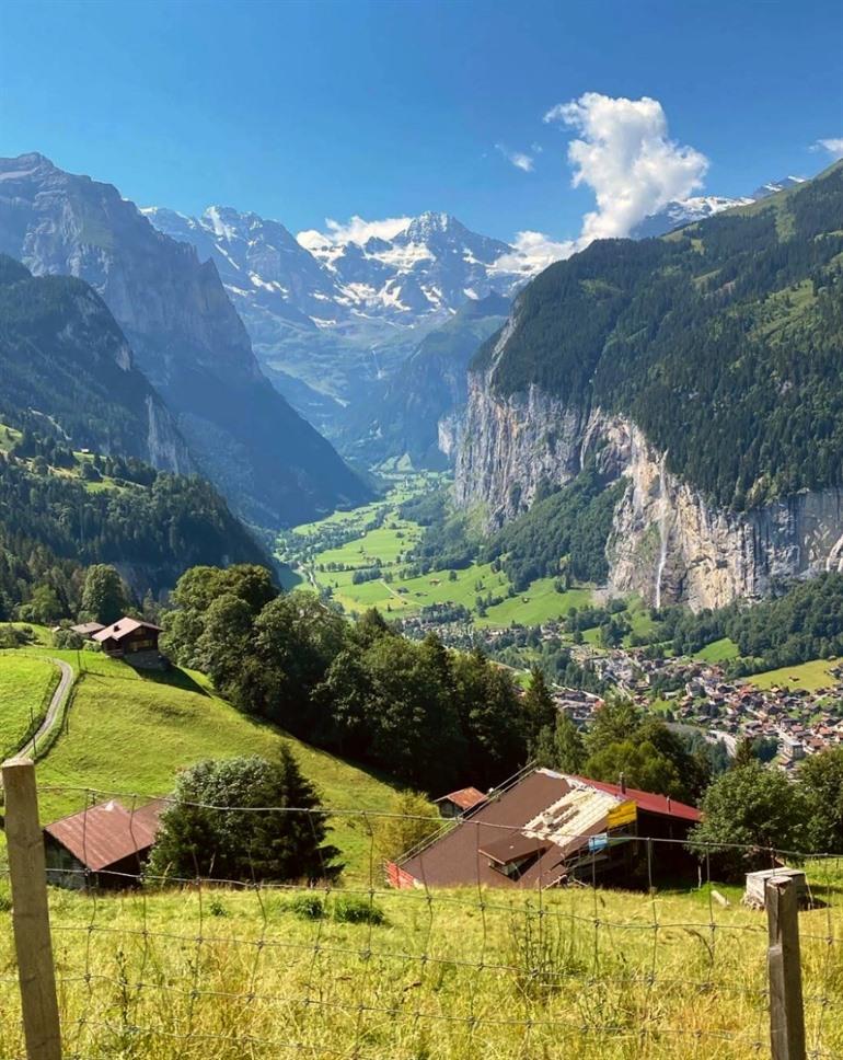 Wandelen van Lauterbrunnen naar Stechelberg