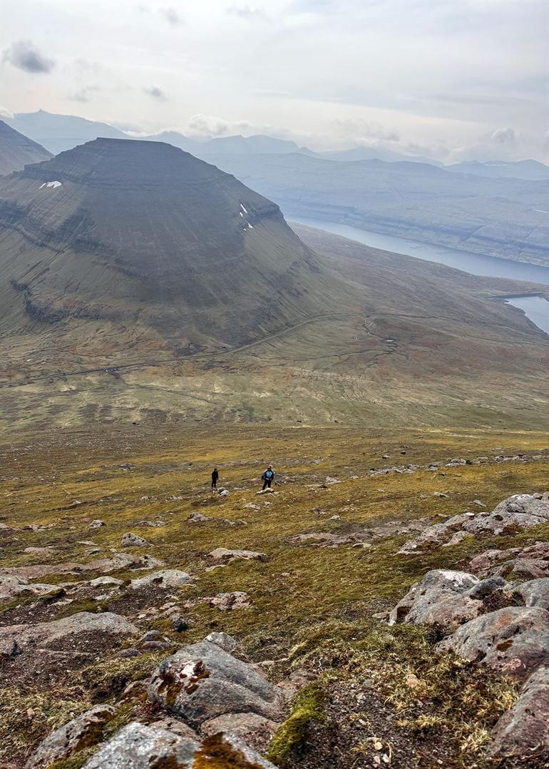 Wandeling naar de Slættaratindur, Eysturoy