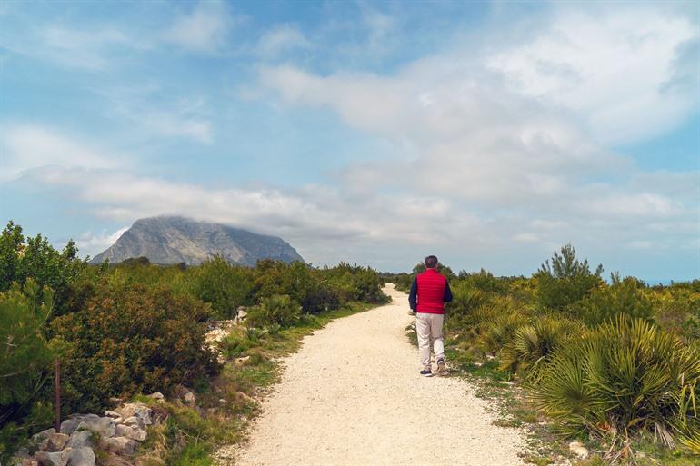 Wandelpad naar de Montgo-berg, Jávea