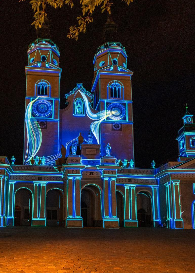 Water Light Festival in Brixen