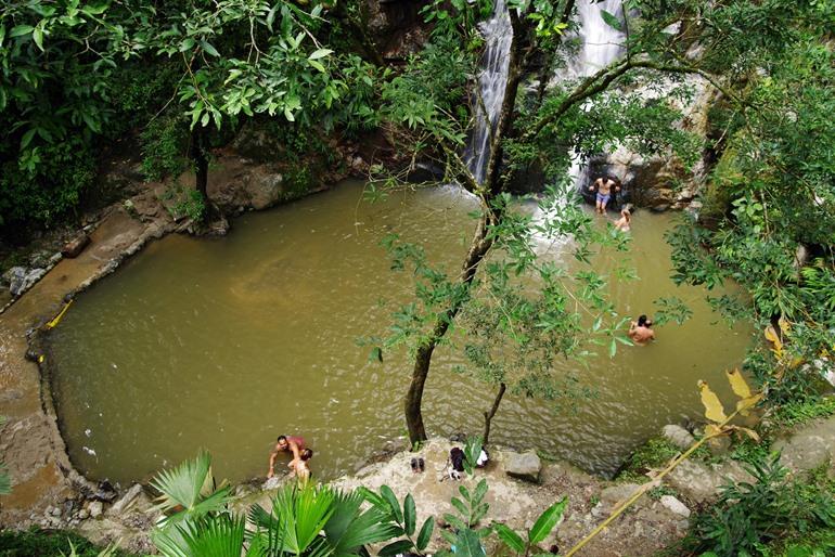 Watervallen in Minca