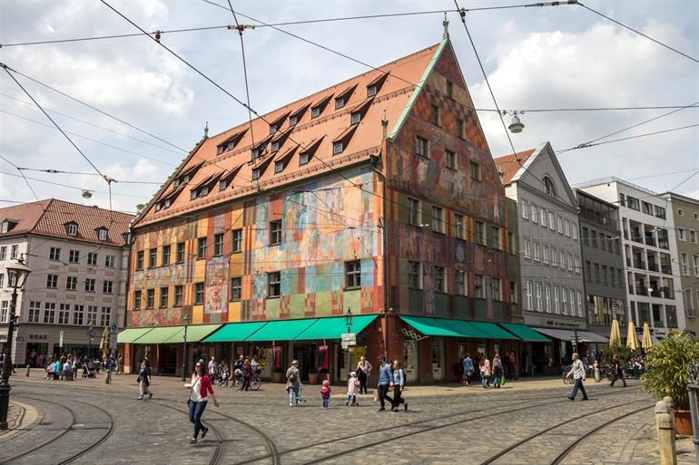 Weberhaus in Augsburg, Duitsland