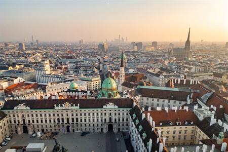 Wenen, de hoofdstad van Oostenrijk