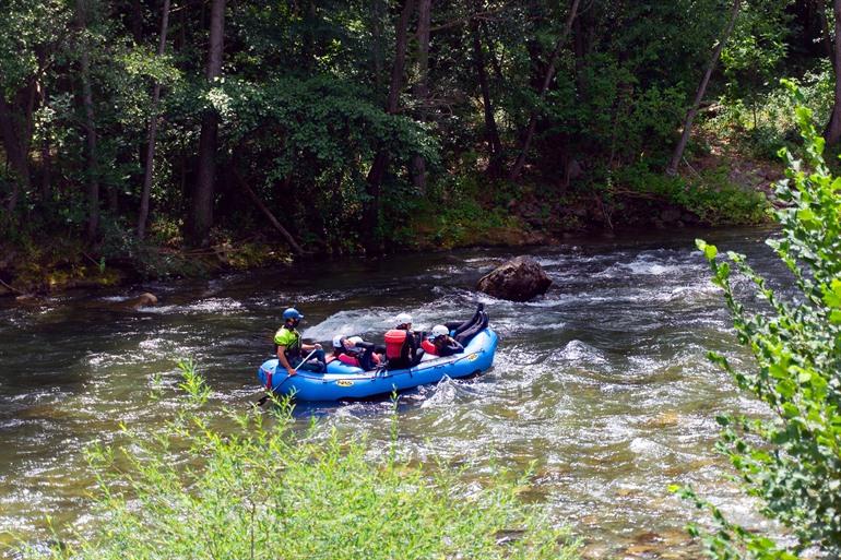 Wildwaterraften op Noguera Pallaresa, Spanje