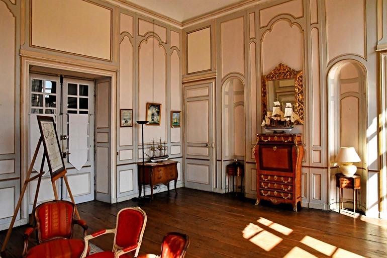Woonkamer van Hotel Magon, La Demeure de Corsaire