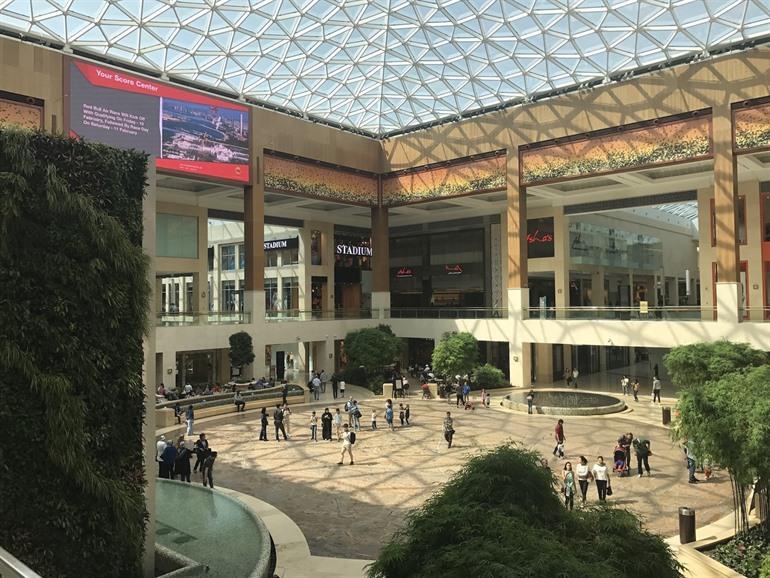 Yas Mall in Abu Dhabi, VAE
