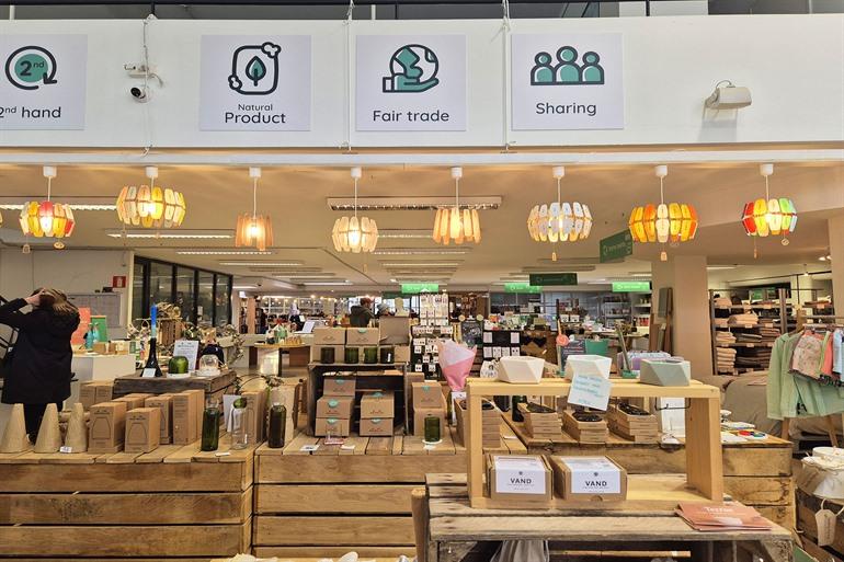 YUMAN, duurzaam winkeltje in Sint-Gillis
