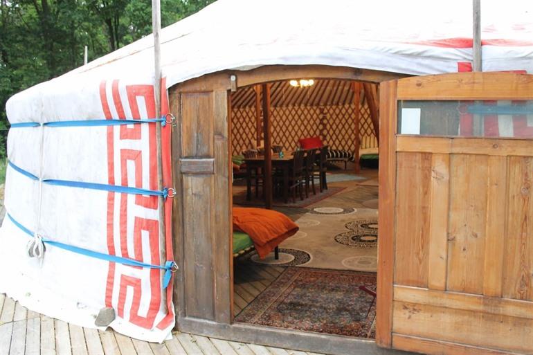 Yurt bij B&B Egelantier in Arendonk