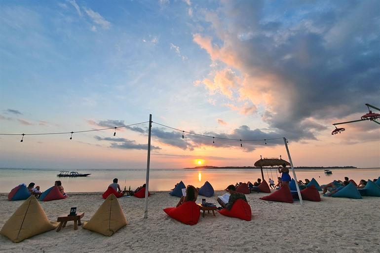 Zonsondergang op Gili Trawangan