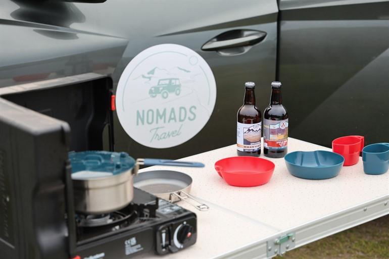 Zorgeloos kamperen met de extra kampeer- en kookuitrusting, Scotland Nomads