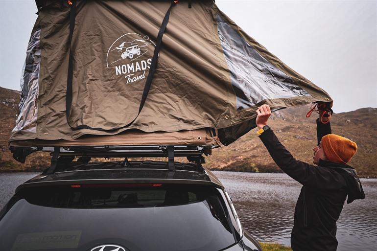 Zorgeloos kamperen met de extra kampeer- en kookuitrusting, Scotland Nomads