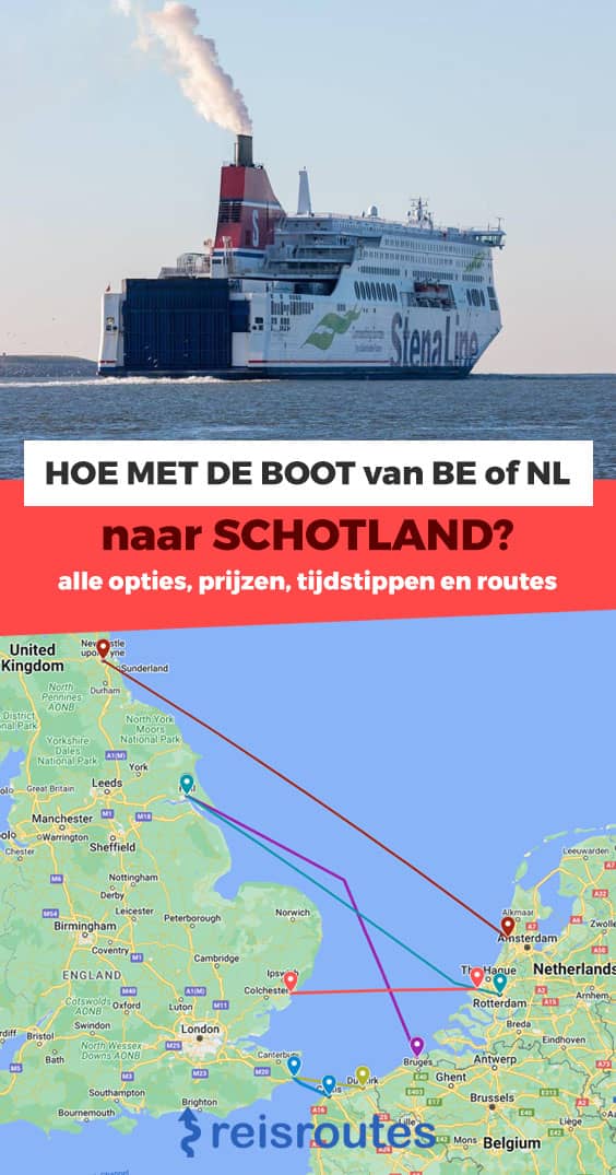 Pinterest Hoe met de boot of ferry naar Schotland vanuit België of Nederland?
