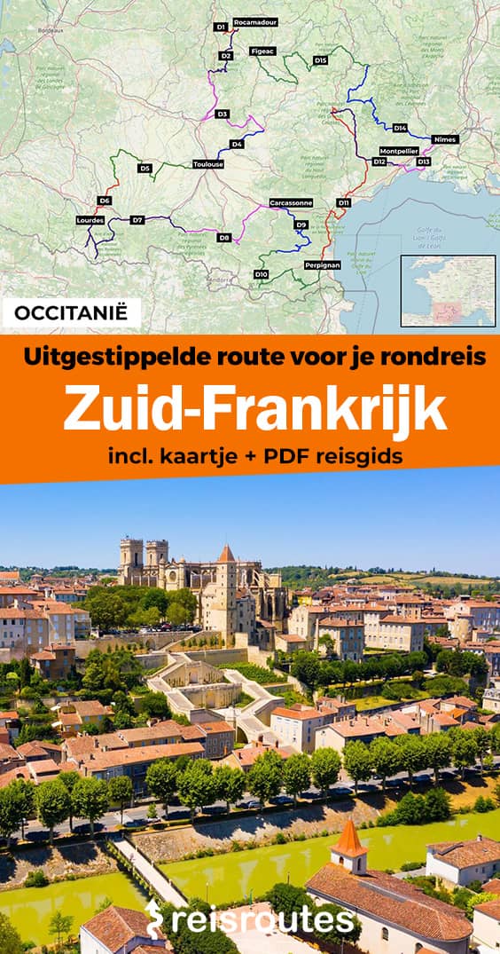 Pinterest Rondreis Zuid-Frankrijk + kaartje: Wat zien en doen in Occitanië, alle highlights