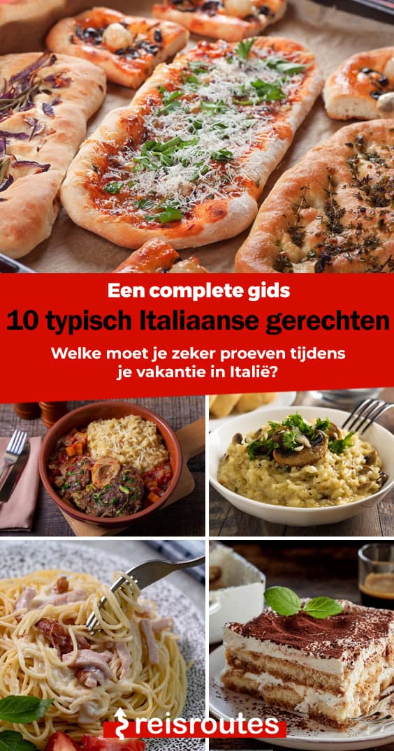 Pinterest 10 x typisch Italiaanse gerechten: welke moet je zeker proeven tijdens je vakantie? + foto's