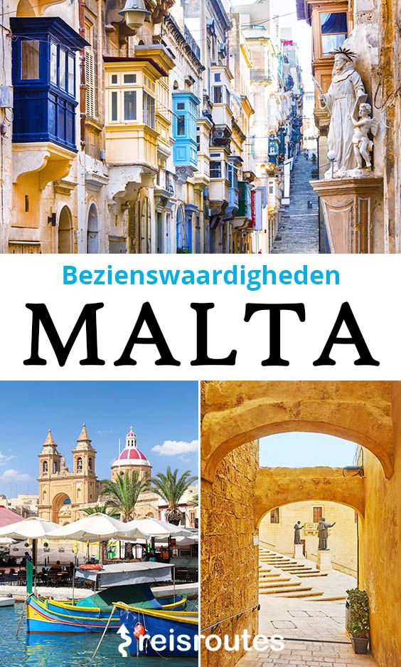 Pinterest Dé 21 x mooiste bezienswaardigheden in Malta: wat zien en doen? + tips