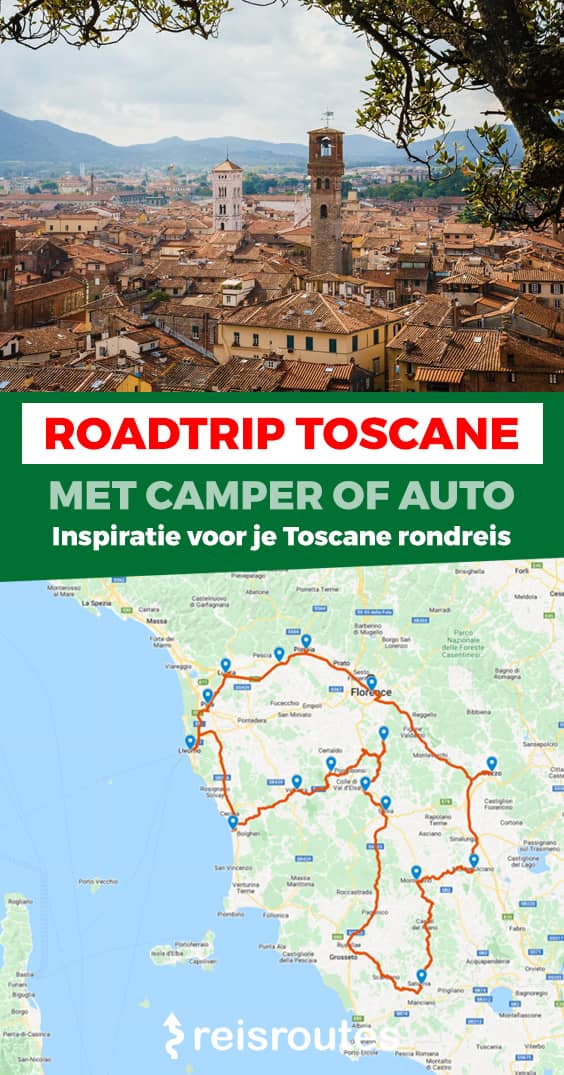 Pinterest Roadtrip Toscane: Dé mooiste route 7 dagen tot 2 weken langs alle highlights + kaartje