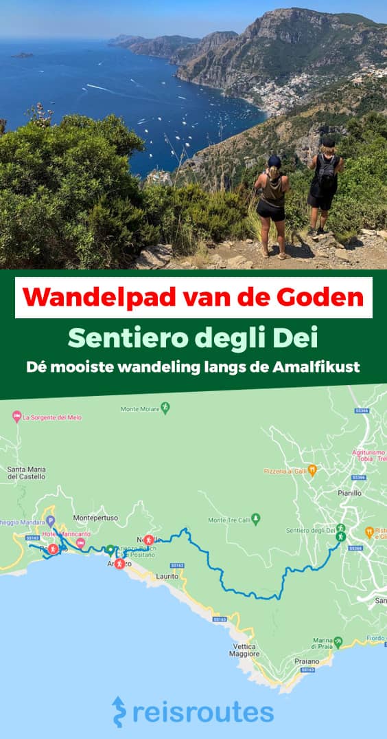 Pinterest Het wandelpad van de Goden aan de Amalfikust - Il Sentiero degli Dei