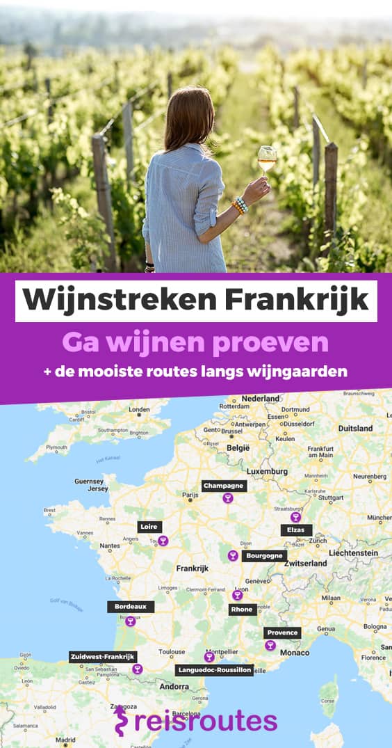 Pinterest 9 populaire wijnstreken in Frankrijk + routes en kaartje