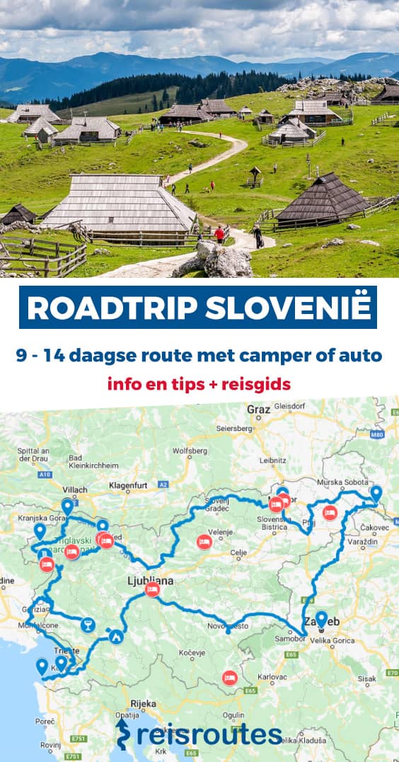 Pinterest Mooiste route voor je roadtrip Slovenië? Langs alle highlights van Slovenië + kaartje 