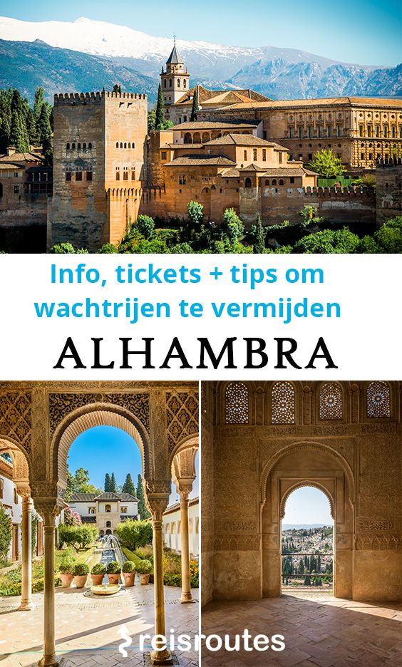Pinterest Het Alhambra bezoeken in Granda? Info, tickets bestellen + hoe wachtrijen vermijden