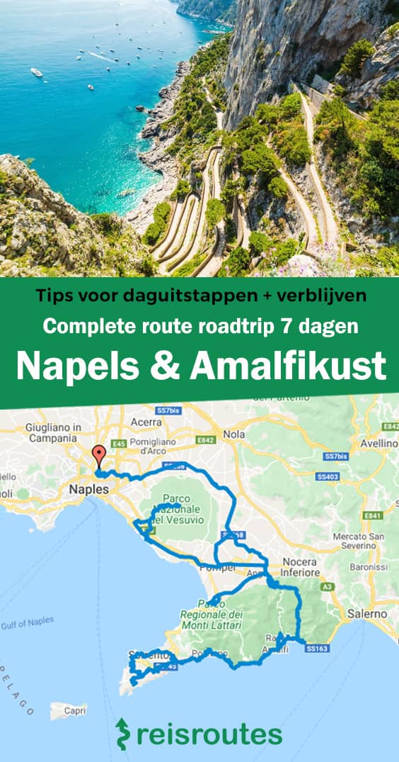 Pinterest 7-daagse rondreis langs de Amalfikust + Napels: Complete route + tips