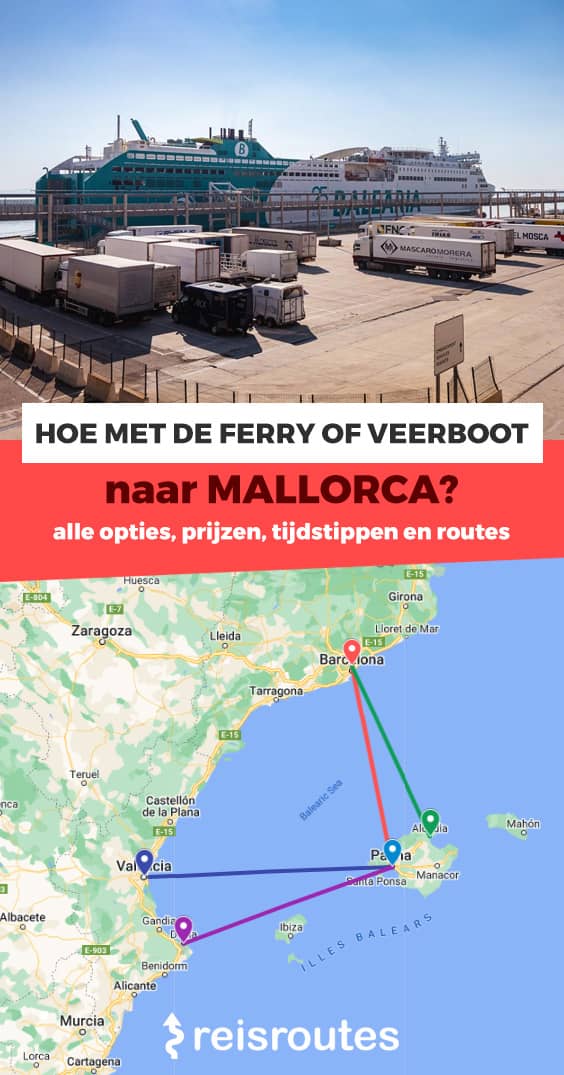 Pinterest Hoe met de veerboot of ferry naar Mallorca? Alle info + tickets