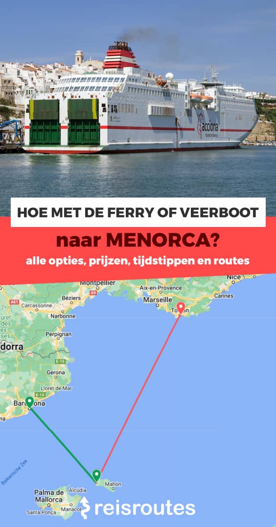 Pinterest Hoe met de veerboot of ferry naar Menorca? Alle info + tickets
