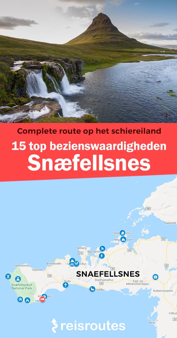 Pinterest 15 x bezienswaardigheden op Snaefellsnes schiereiland: Alle tips + kaartje