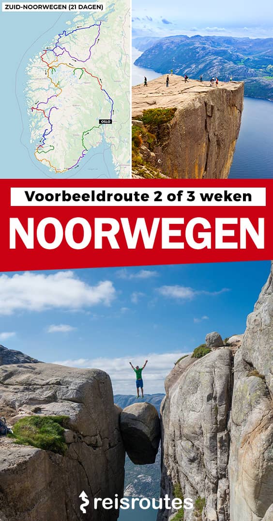 Pinterest Rondreis Noorwegen (2 of 3 weken) uitgestippelde route + reisschema