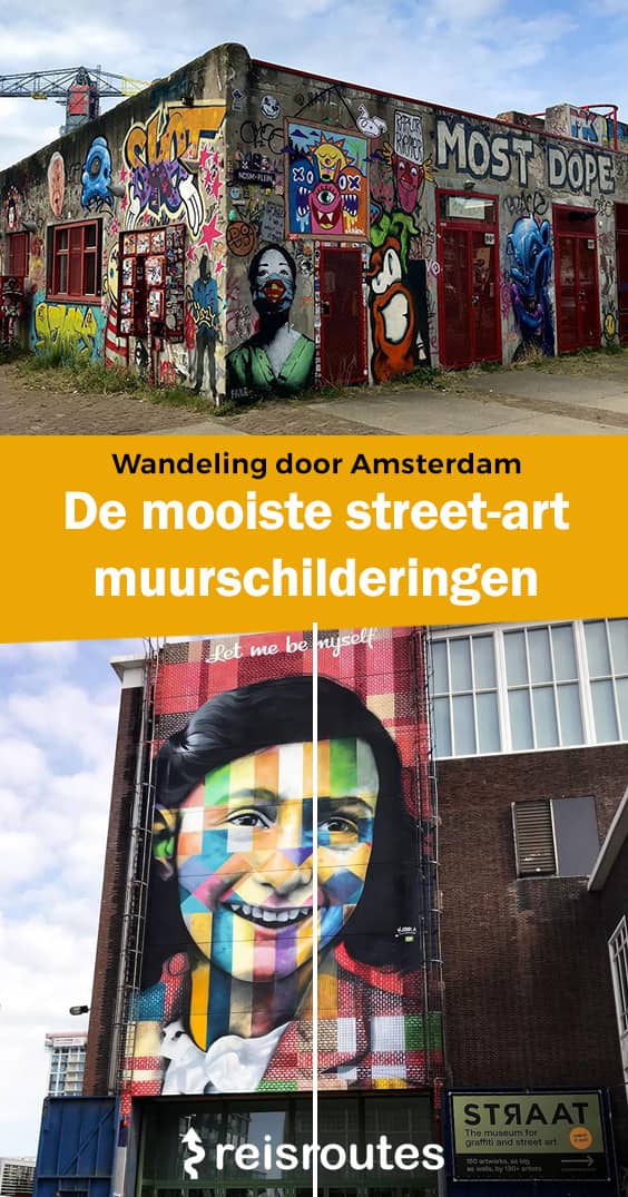 Pinterest Street-art wandeling Amsterdam: Ontdek de stad via bijzondere muurschilderingen