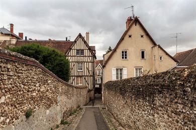 Wandeling Chartres door het historische centrum
