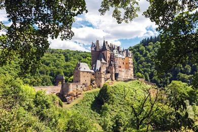 Elitzer Burgpanorama wandeling naar Burg Eltz