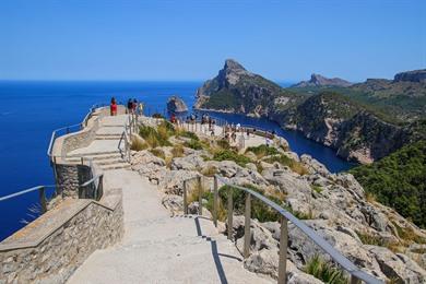 Fietsroute naar Cap Formentor vanuit Port de Pollença