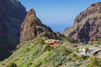 Masca klim fietsroute Tenerife