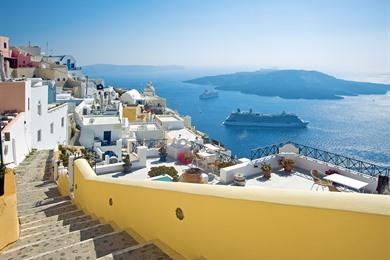 Wandeling van Fira naar Oia op Santorini