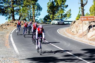 Fietsroute van Los Cristianos naar El Teide op Tenerife