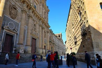 Salamanca wandeling in het historische centrum van de universiteitsstad